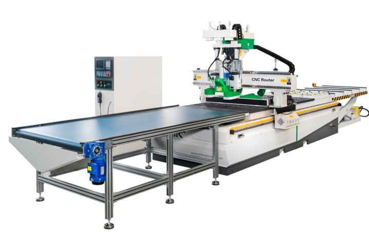 CNC Nesting machine with loading and unloading